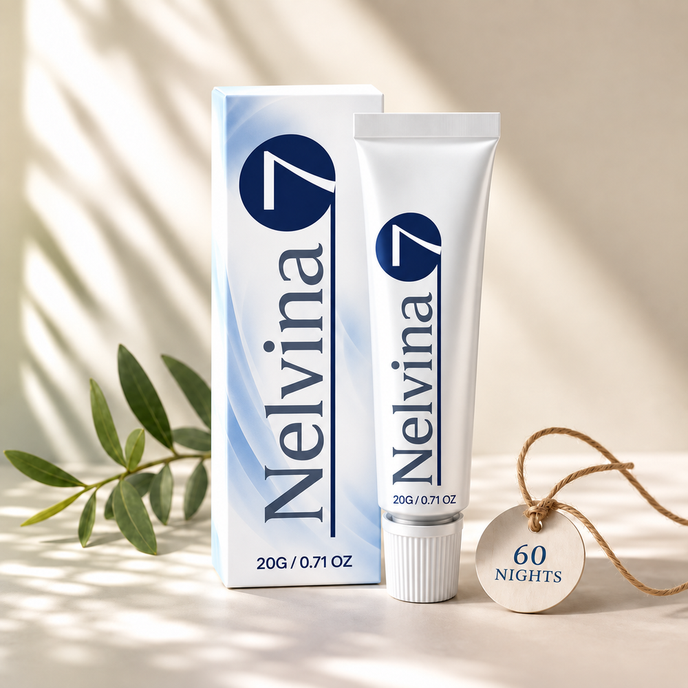 Nelvina denture reliner with packaging
